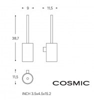 MEDIDAS ESCOBILLERO A PARED EXTREME COSMIC